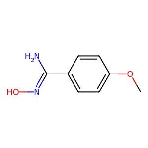 N'-hydroxy-4-methoxybenzenecarboximidamide structure
