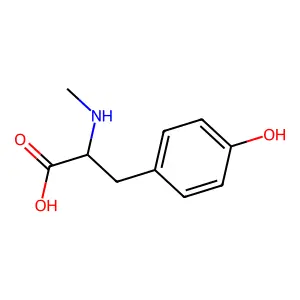 N-Methyl-L-tyrosine structure