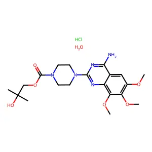 Trimazosin hydrochloride structure