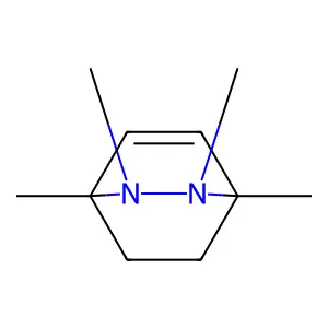 1,2,3,4-tetramethyl-2,3-diazabicyclo[2.2.2]oct-5-ene structure