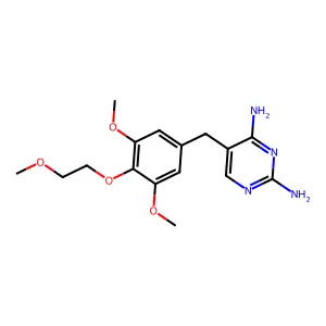 Tetroxoprim structure