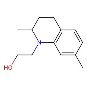 1(2H)-Quinolineethanol, 3,4-dihydro-2,7-dimethyl- structure