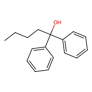 1,1-diphenylpentan-1-ol structure