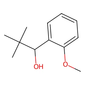 1-(2-methoxyphenyl)-2,2-dimethylpropan-1-ol structure