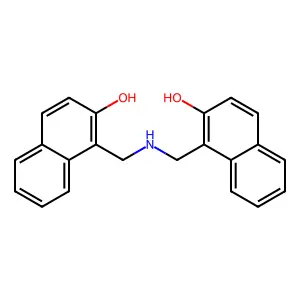 1,1'-[Iminodi(methylene)]di(2-naphthol) structure