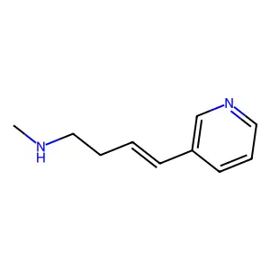 N-methyl-4-pyridin-3-ylbut-3-en-1-amine structure