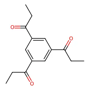 1,1',1''-benzene-1,3,5-triyltripropan-1-one structure