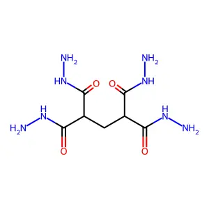 1,1,3,3-Propanetetracarbohydrazide structure