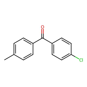 (4-chlorophenyl)-(4-methylphenyl)methanone structure