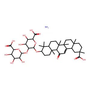AMMONIUM GLYCYRRHIZINATE structure