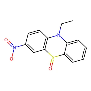 10-ethyl-3-nitro-10h-phenothiazine 5-oxide structure