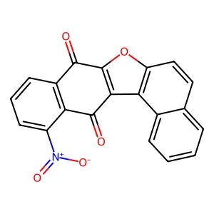 12-nitrodinaphtho[2,1-b:2',3'-d]furan-8,13-dione structure