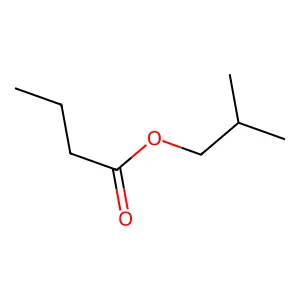 Isobutyl butyrate structure
