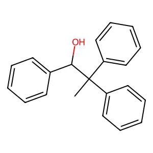 1,2,2-triphenylpropan-1-ol structure