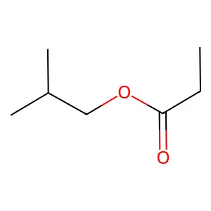 Isobutyl propionate structure