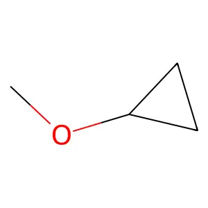 Methoxycyclopropane structure