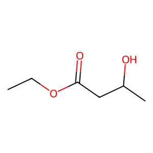 Ethyl 3-hydroxybutyrate structure
