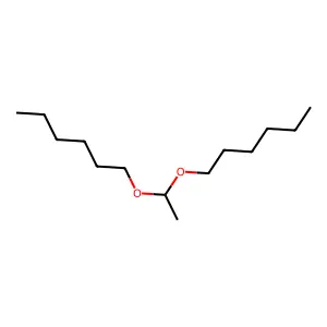 1-(1-hexoxyethoxy)hexane structure