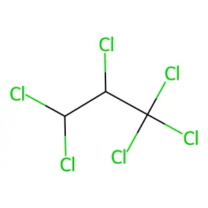 1,1,1,2,3,3-hexachloropropane structure
