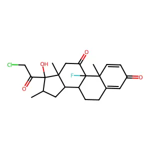 Clobetasone structure