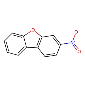 3-Nitrodibenzofuran structure
