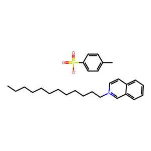 2-dodecylisoquinolin-2-ium4-methylbenzenesulfonate structure