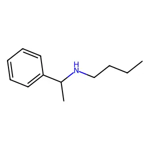 N-(1-phenylethyl)butan-1-amine structure