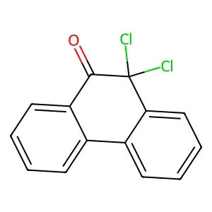 10,10-dichlorophenanthren-9-one structure
