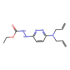 ethyl N-[[6-[bis(prop-2-enyl)amino]pyridazin-3-yl]amino]carbamate structure