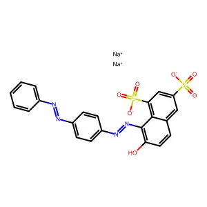 Compound C22H14N4Na2O7S2 structure