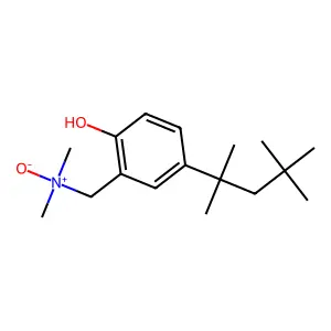 1-[2-hydroxy-5-(2,4,4-trimethylpentan-2-yl)phenyl]-N,N-dimethylmethanamine oxide structure