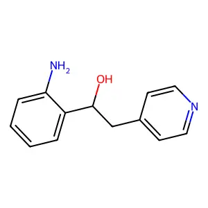 1-(2-aminophenyl)-2-(pyridin-4-yl)ethanol structure