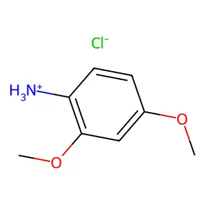 (2,4-dimethoxyphenyl)azanium chloride structure