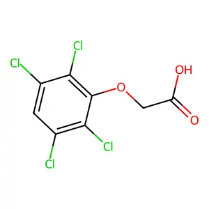 (2,3,5,6-Tetrachlorophenoxy)acetic acid structure