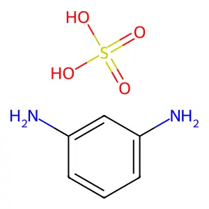 benzene-1,3-diaminesulfuric acid structure