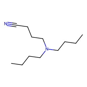 4-(dibutylamino)butanenitrile structure