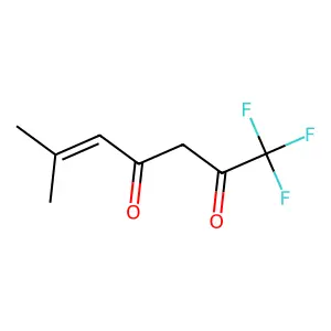 1,1,1-trifluoro-6-methylhept-5-ene-2,4-dione structure