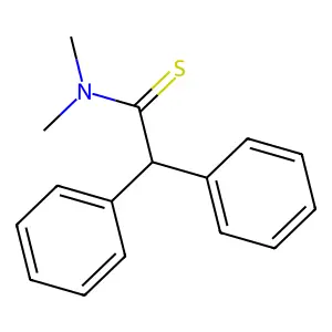 N,N-dimethyl-2,2-diphenylethanethioamide structure