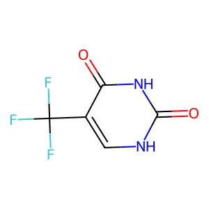 Trifluoromethyluracil structure