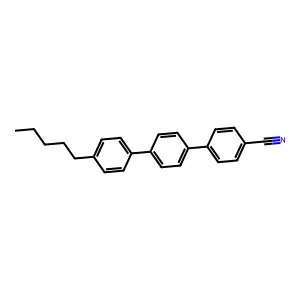 [1,1':4',1''-Terphenyl]-4-carbonitrile, 4''-pentyl- structure