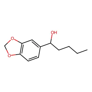 1-(1,3-benzodioxol-5-yl)pentan-1-ol structure