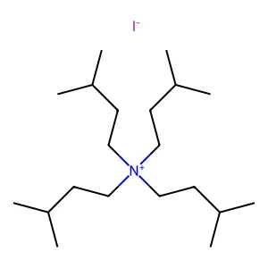Tetraisoamylammonium iodide structure