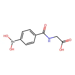 Compound C9H10AsNO5 structure