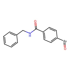 BENZAMIDE, p-ARSENOSO-N-BENZYL- structure