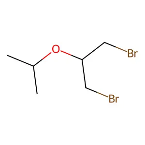 1,3-dibromo-2-(propan-2-yloxy)propane structure