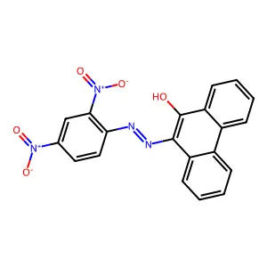 10-[(2,4-dinitrophenyl)diazenyl]phenanthren-9-ol structure