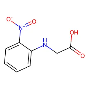 2-(2-nitroanilino)acetic acid structure