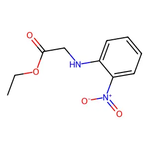 ethyl 2-(2-nitroanilino)acetate structure