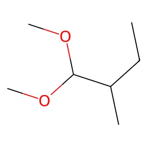 1,1-Dimethoxy-2-methylbutane structure