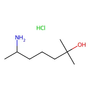 Heptaminol hydrochloride structure